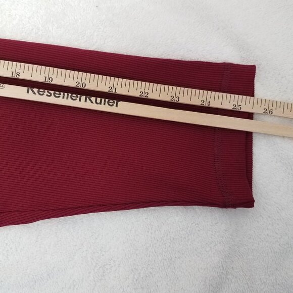 NEW Junction West Men's L V-neck Rubbed Pullover Top in Burgundy Red NWT - Picture 8 of 10